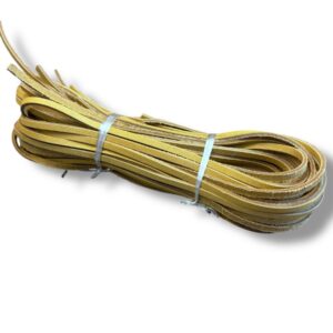 golden yellow chrome tan cow lace