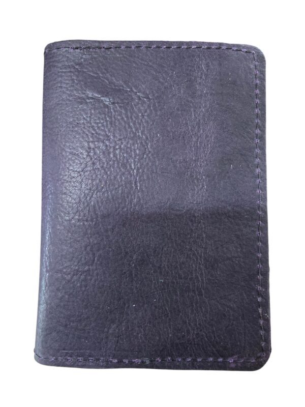 Passport leather wallet, oil tan cow leather