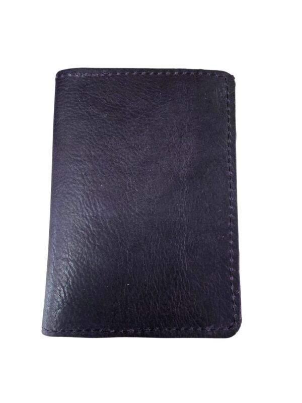 Passport leather wallet, oil tan cow leather
