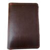 Passport leather wallet, oil tan cow leather