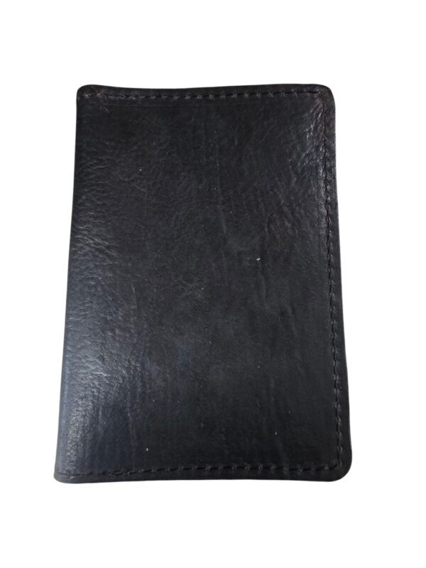 Passport leather wallet, oil tan cow leather