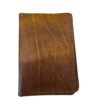 Passport leather wallet, oil tan cow leather