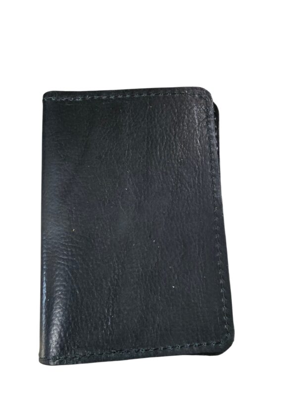 Passport leather wallet, oil tan cow leather