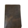 Passport leather wallet, oil tan cow leather