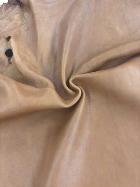Tobacco Deerskin 6-7 Square Foot #2 grade